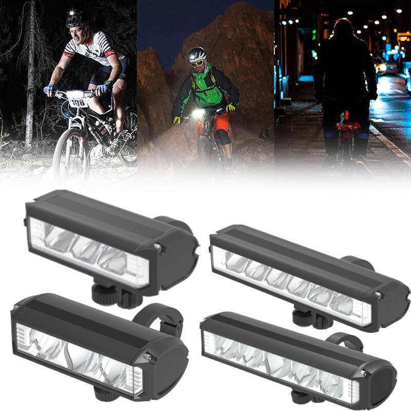 Mountain Bike Led Lights Rechargeable Torch Mtb Front Lamp Cycling Accessories