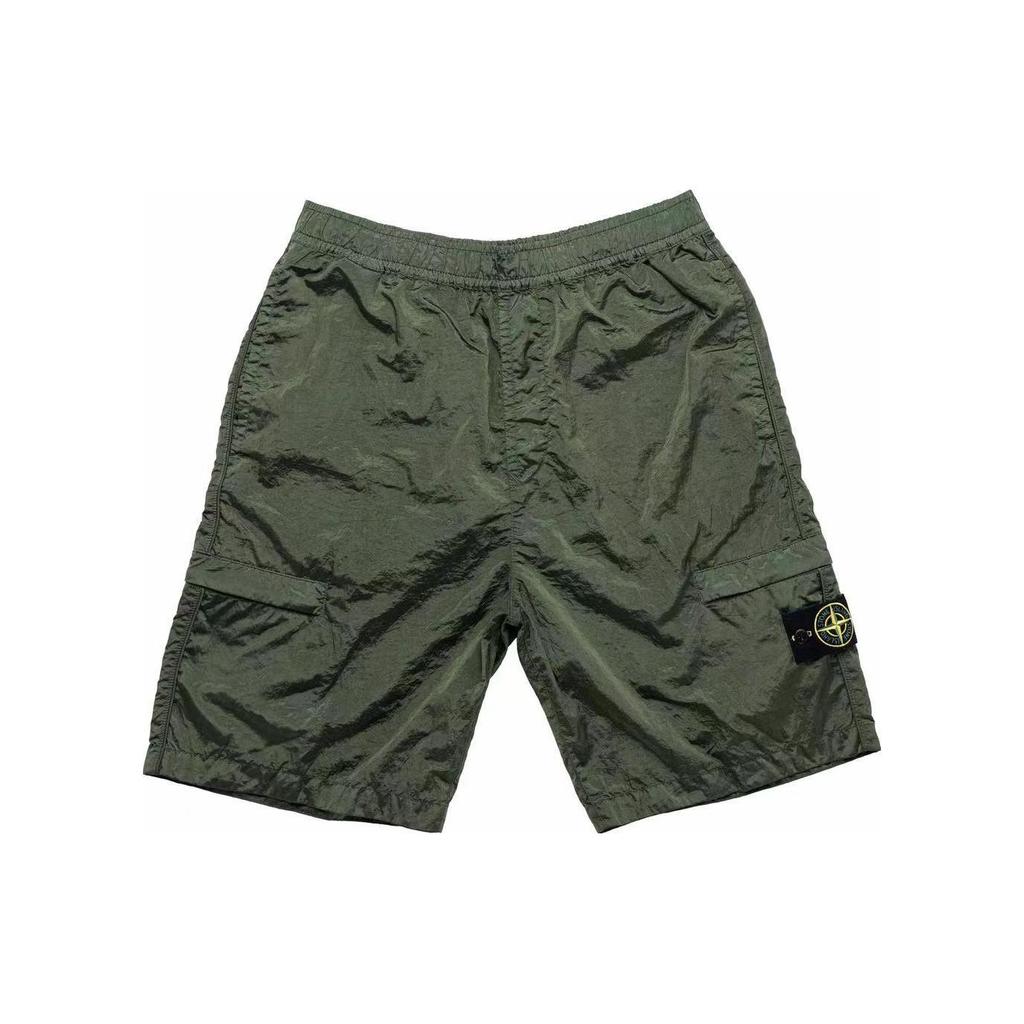 STONE ISLAND SS22 Casual Shorts Men's Green 7615l1721-v0058