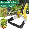 Zappa da Giardino in Acciaio Inossidabile con Occhiello a Staffa Affilato Strumento per Sarchiare Testa Triangolare Zappa Sarchiatrice con Manico Lungo Ergonomica per Giardino