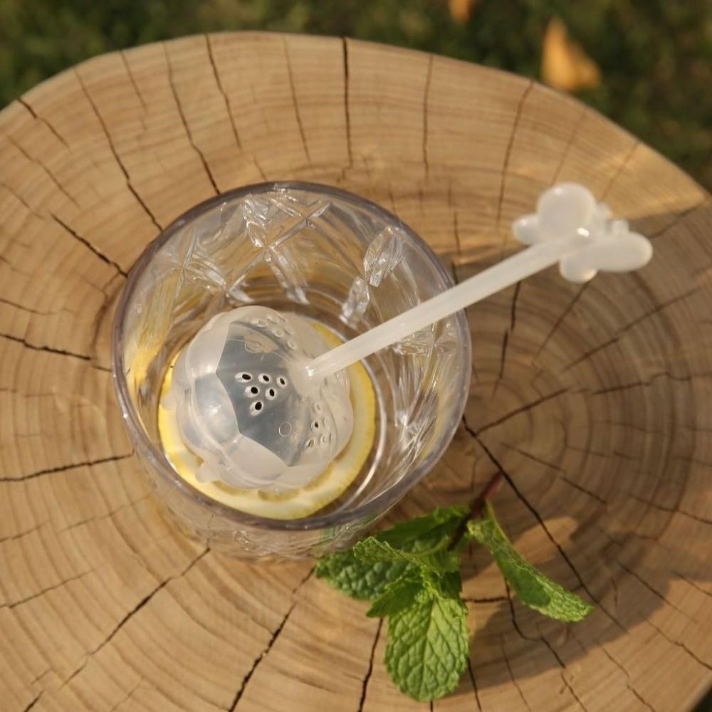 Plastic Tea Filter Heat-resistant Tea Infuser Portable Lemon Tea Maker Kitchen Use