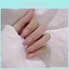 Gradient Ballet Style Nail Stickers 24 Pcs Simple Design Jelly Two-sided S88