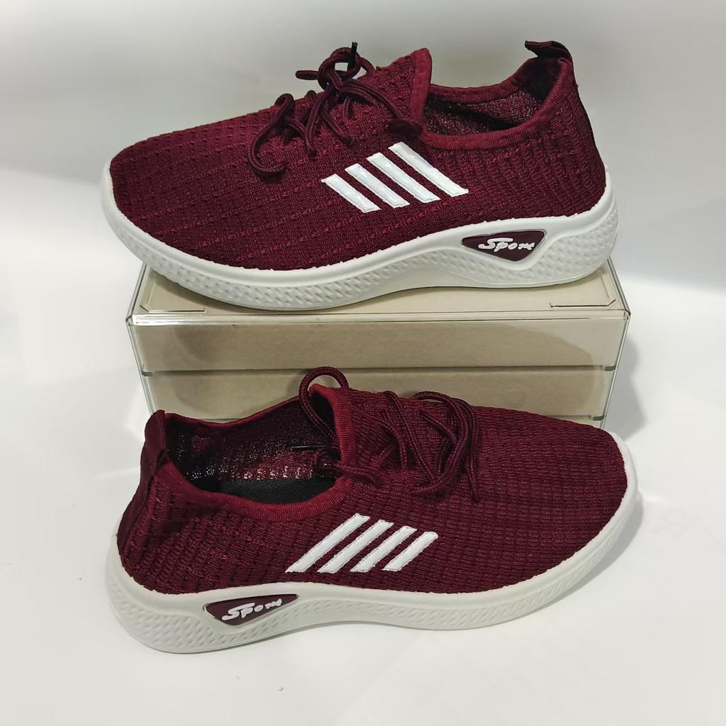 2025 New Arrival Lightweight Breathable Cotton Fabric Flat Sneakers with Elastic Band for Women's Running #SpringEssentials