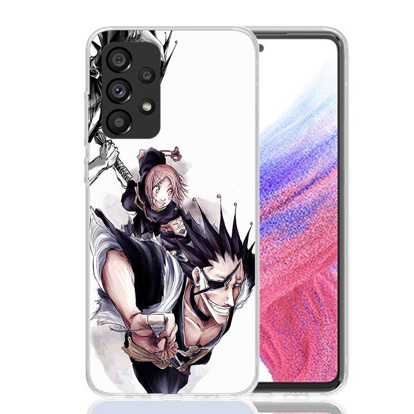 Zaraki Kenpachi Bleach Phone Case for Samsung Galaxy A52 A51 A50S A12 A22 A32 A72 A10S A30S A31 A71 Note 20 Ultra 10 Plus S10 Ga