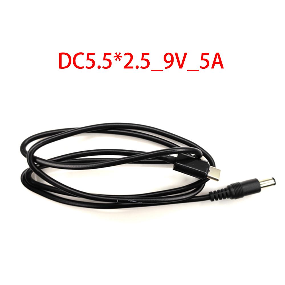 

PD/QC2.0/3.0 decoy line TYPE-C to DC5.5-2.1/2.5 transfer wiring 3A 5A notebook line 9V 12V 15V 20V DC 5.5X2.5 9V 5A