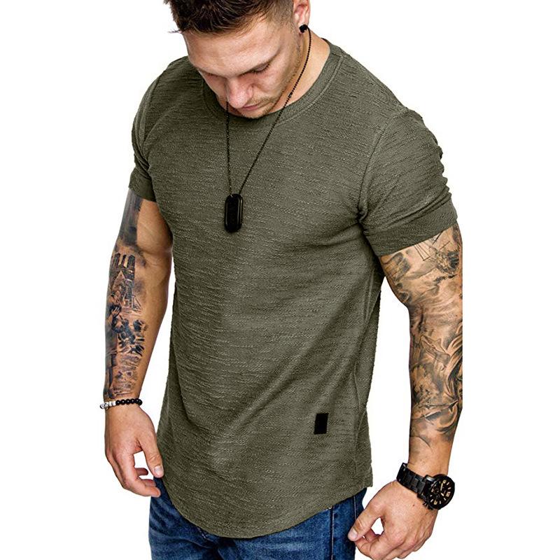 

European Size Men s Raglan Sleeve T-shirt, Plus Size Casual Base Shirt, 2026 New Style Bestseller 2XL армія зелений колір