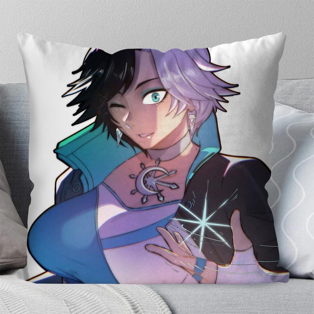 Luna S-Snow Game M-Marvel Rivals Pillow Case Square Pillow Bedroom Sofa Leisure Comfort CushionLiving Room Home Decoration 40X40