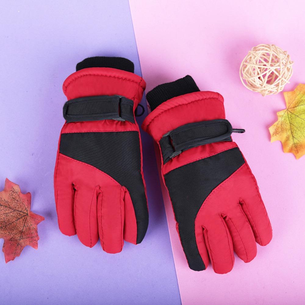 Warm Children Gloves Thicken Winter Mittens High Quality Kids Ski Gloves