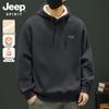 JEEP SPIRIT Men's Winter Lamb Fleece Hooded Sweatshirt