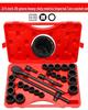 26-Piece Heavy Duty Metric & Imperial Impact Socket & Hex Wrench Set