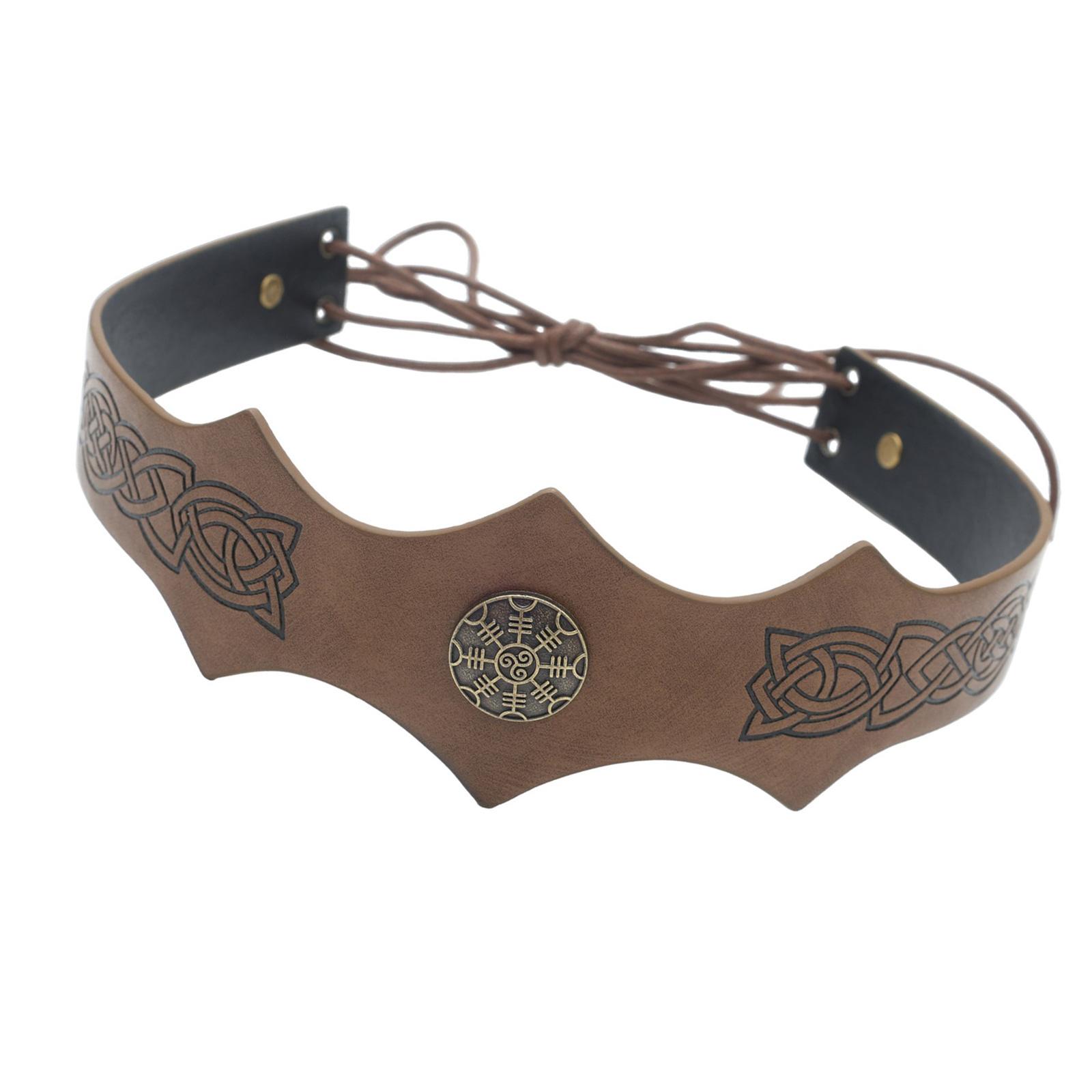 Премиальная корона для косплея, головной убор Короля для костюма Древнеримского гладиатора и мероприятия по ролевым играм жёлтый