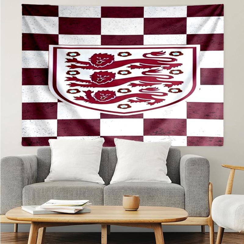 England Coat Of Arms Tapestry, Unique Design Tapestry, Suitable for Bedroom,Livingroom, Playroom,Heartwarming Fan Holiday Gifts