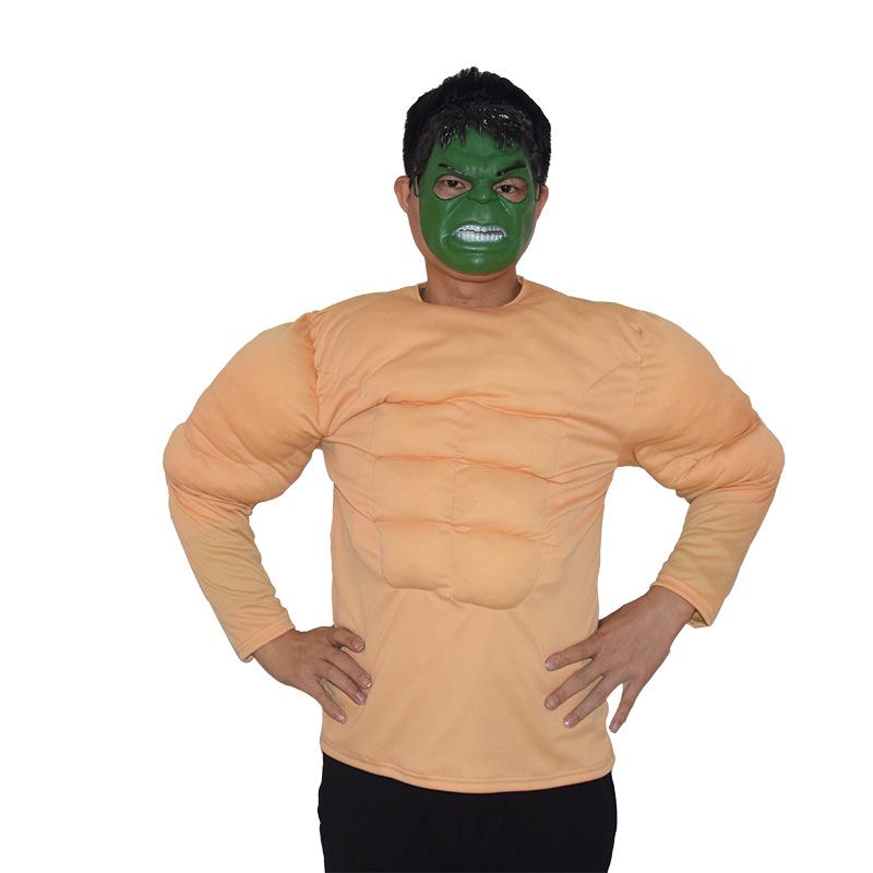 Men's and Children's Muscle Cosplay T-Shirt Costume for Stage Performance