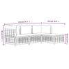 VidaXL Garden Lounge Set 4 Pcs with Anthracite Cushions Wicker, Lounge Set, Outdoor Lounge Set, 3186738