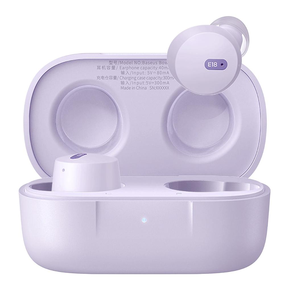 Bowie E18 TWS ENC IPX4 USBC Wireless Earphones Purple