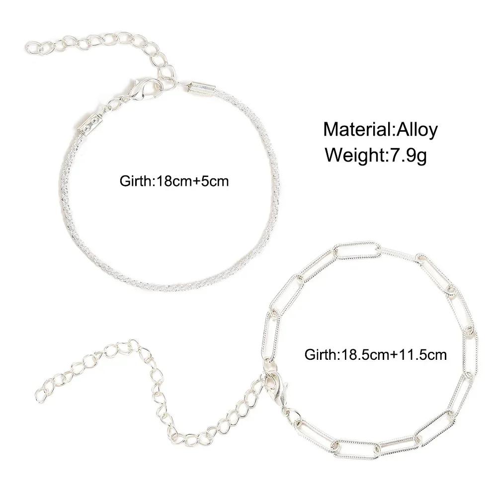925 Silver Bracelets for Women Korean Designer Double Layered Starry Sky Wedding Jewelry Fashion