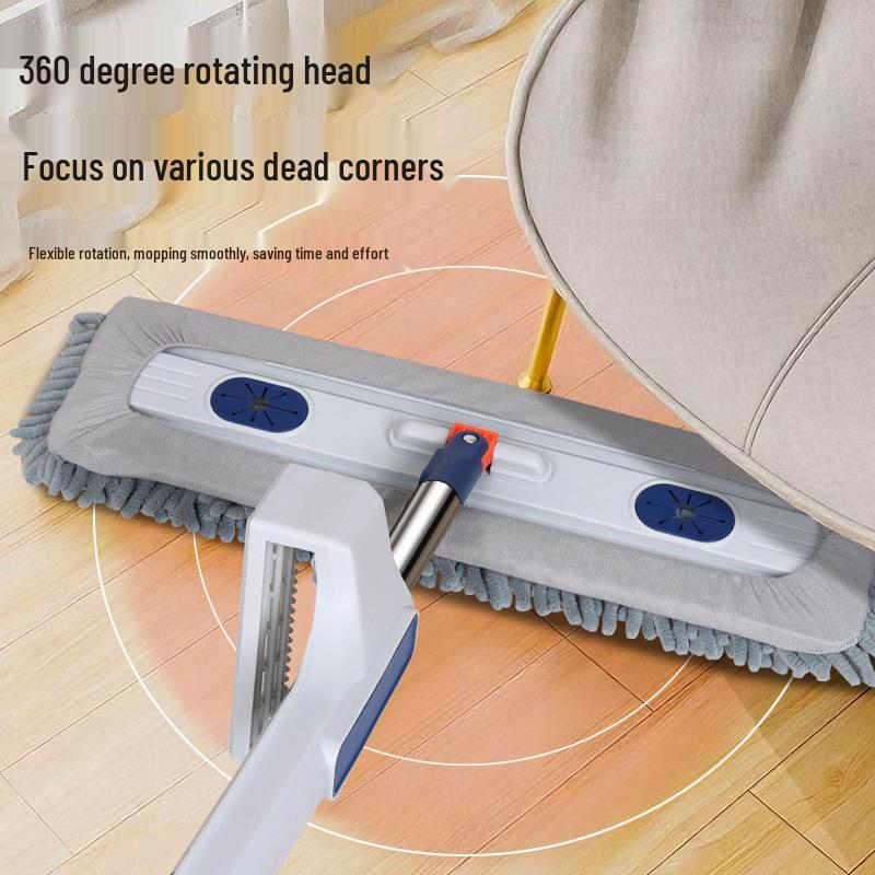 Chenille XL Freihand Flachwischer für Holzböden – Mühelose Ein-Wisch-Reinigung