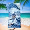 Nezha Beach Towel, Sun Protection, Quick Drying, Enlarged And Thickened Summer Seaside Vacation, Guochao Cartoon Bath Towel