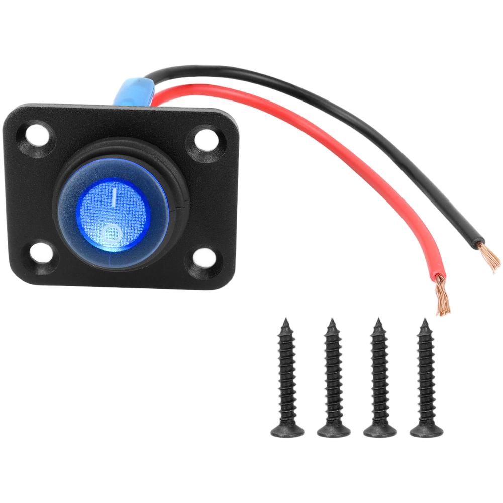 Switch Panel Waterproof LED Switch Panel 12V 1- 6 Gang Marine Boat RV Car Toggle Button IP67 12V DC Operation Button Electronic