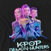 K-Pop Demon Hunters Unisex Adult Huntr/X Poster T-Shirt