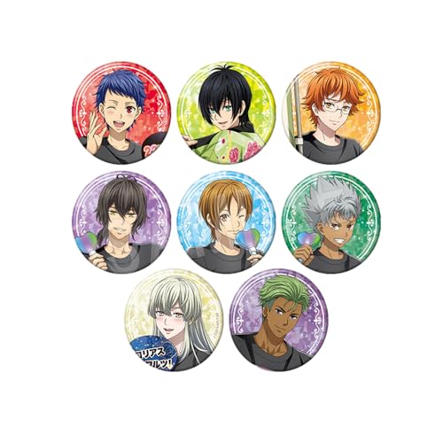 

KING OF PRISM Your Endless Call Everyone Sparkle! Prism Tours Trading Holo Can Badges Support Screening Ver. Box of 8
