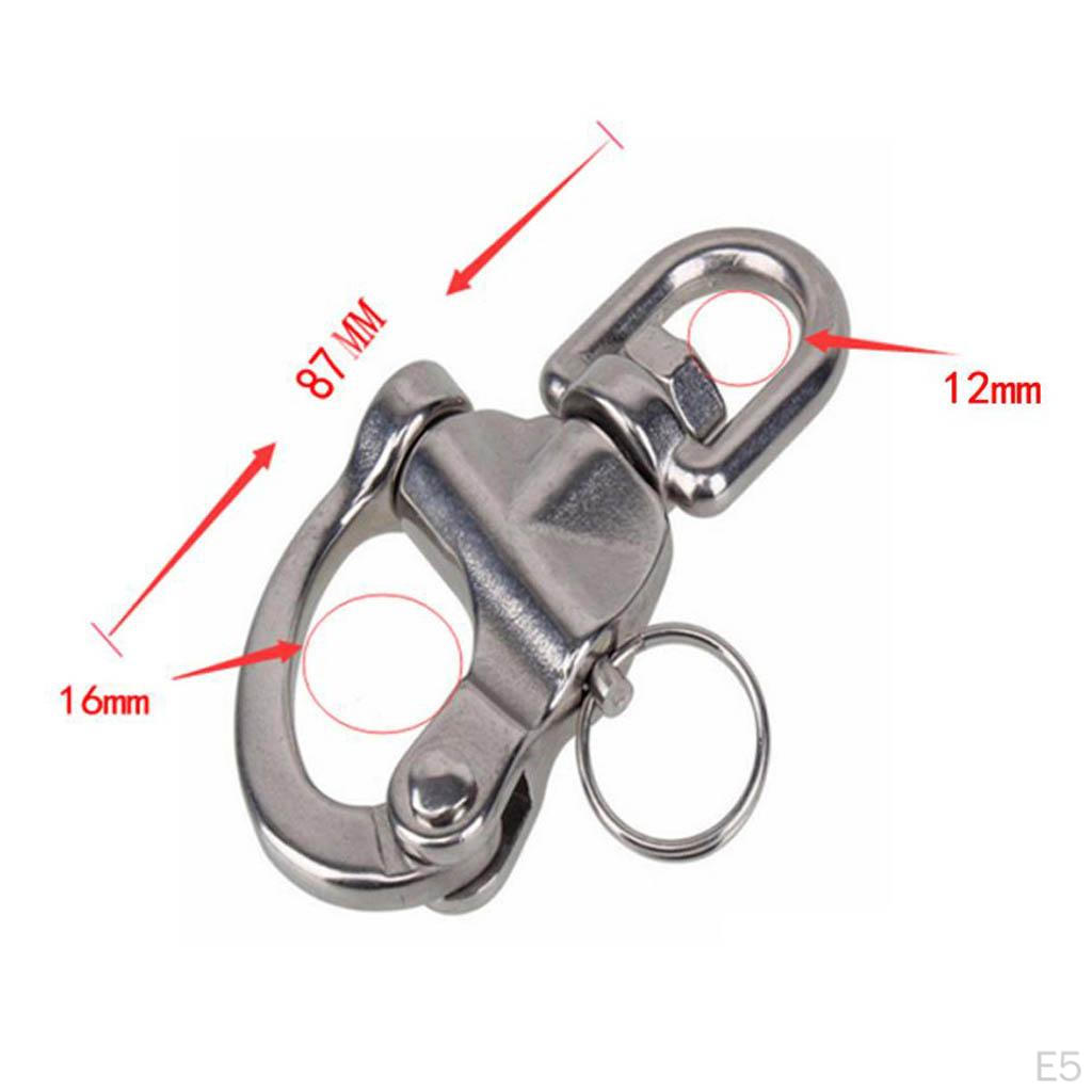Eye Swivel Snap Hook Shackle Clip Connector For Sailing Boat Yacht