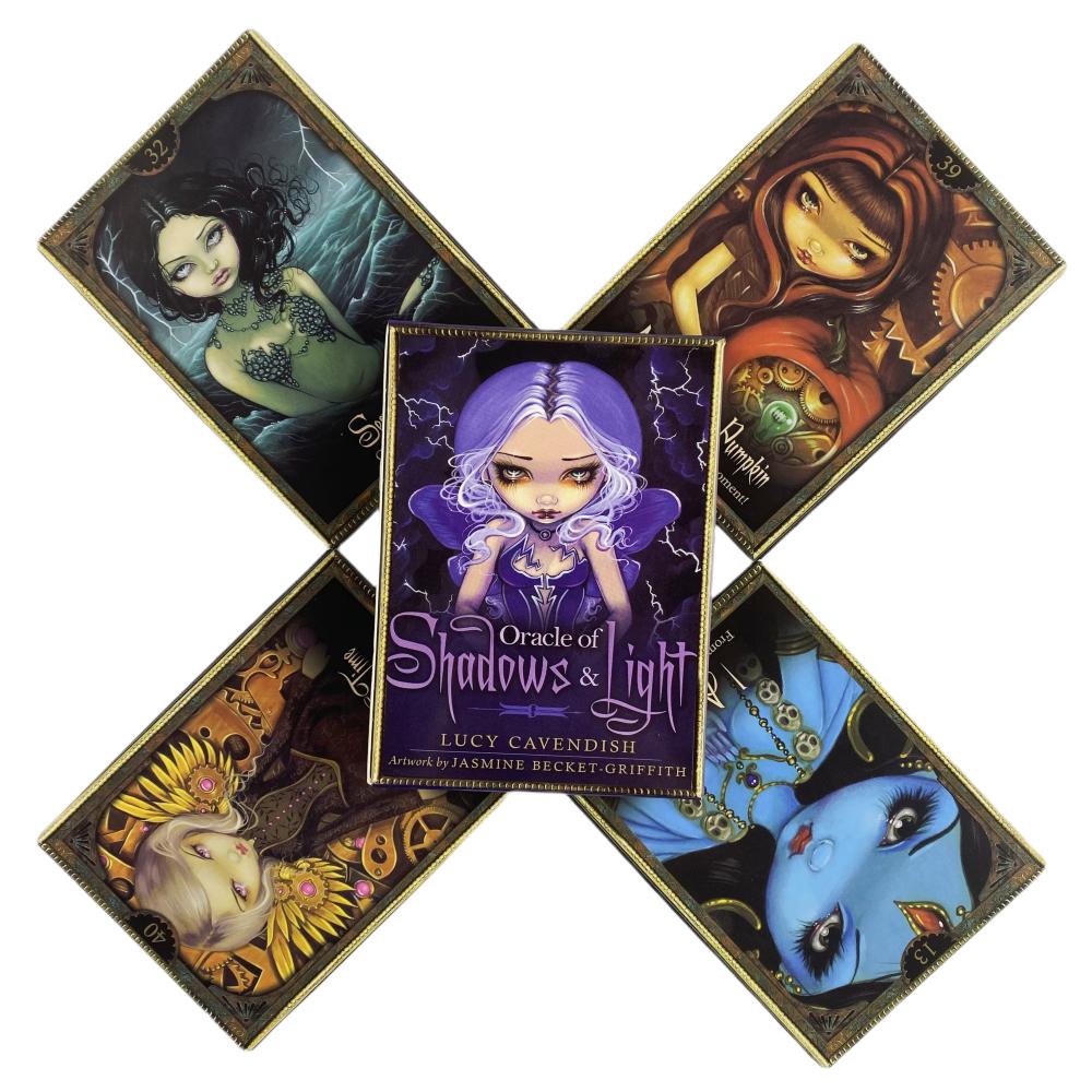 Oracle Of Shadows & Light Cards Tarot Divination Deck English Vision Edition Board Playing Game For Party