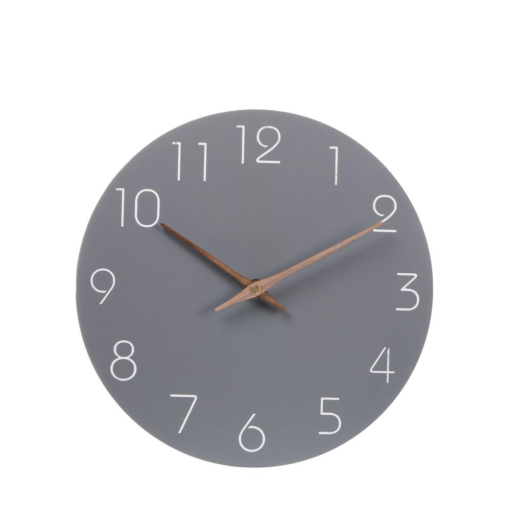 12/14 Inch Silent Non Ticking Wall Clock Wooden Clock Modern Wall Clocks Decorative for Home Living Room Bedroom Office Kitchen