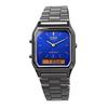 CASIO Ana-Digi Quartz Wristwatch Vintage Series AQ-230GG-2A Unisex Dual Time Blue Overseas Model
