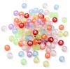 100Pcs Acrylic Letter Beads Round Loose Beads for DIY Bracelet Fashion Jewelry Making