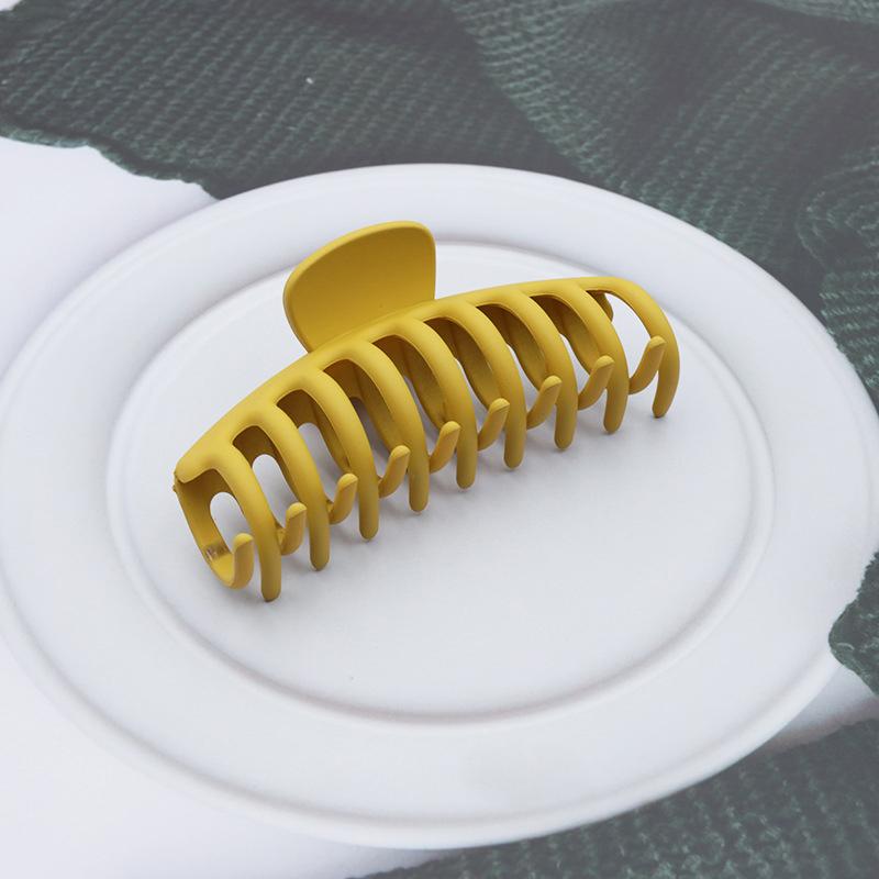 Nuova Pinza Artiglio Monocolore per Donna Pinze per Capelli Grandi Opache Pinza per Coda di Cavallo Pinze a Granchio Eleganti Accessori per Capelli da Donna