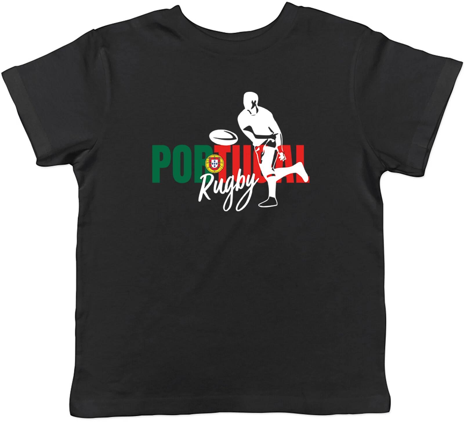 Portugal Rugby Kids T-Shirt Supporters Fans World Cup Childrens Boys Girls Gift 100