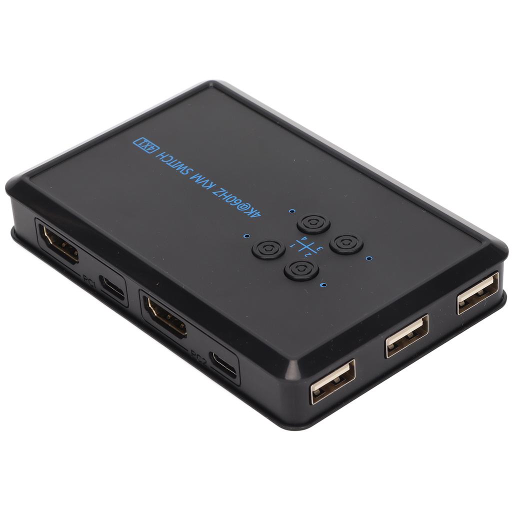 Przełącznik KVM Interfejs Multimedialny Wysokiej Rozdzielczości 2.0 4K Wysoka Kompatybilność Łatwa Instalacja