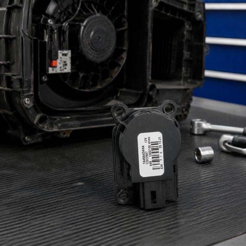 Heater Blend Door Actuator 13372987 6 Pin Service Part for Dashboard HVAC Temperature Door Repair on Select Vehicle Applications Use