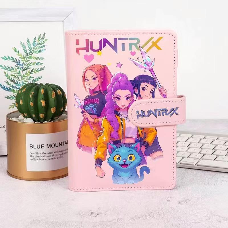 Kpop Hunters Notizbuch Studentenjournal Hardcover Loseblatt Cartoon Anime