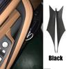 Car-styling For BMW 5 Series G30 G38 2018- Interior Carbon Fiber Texture Door Handle Pull Protective Cover