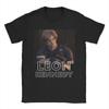 leon s kennedy T Shirt Beach  Cotton TShirts For Men Hip Hop Loose Tee Shirt Short Sleeve Funny Top Tees