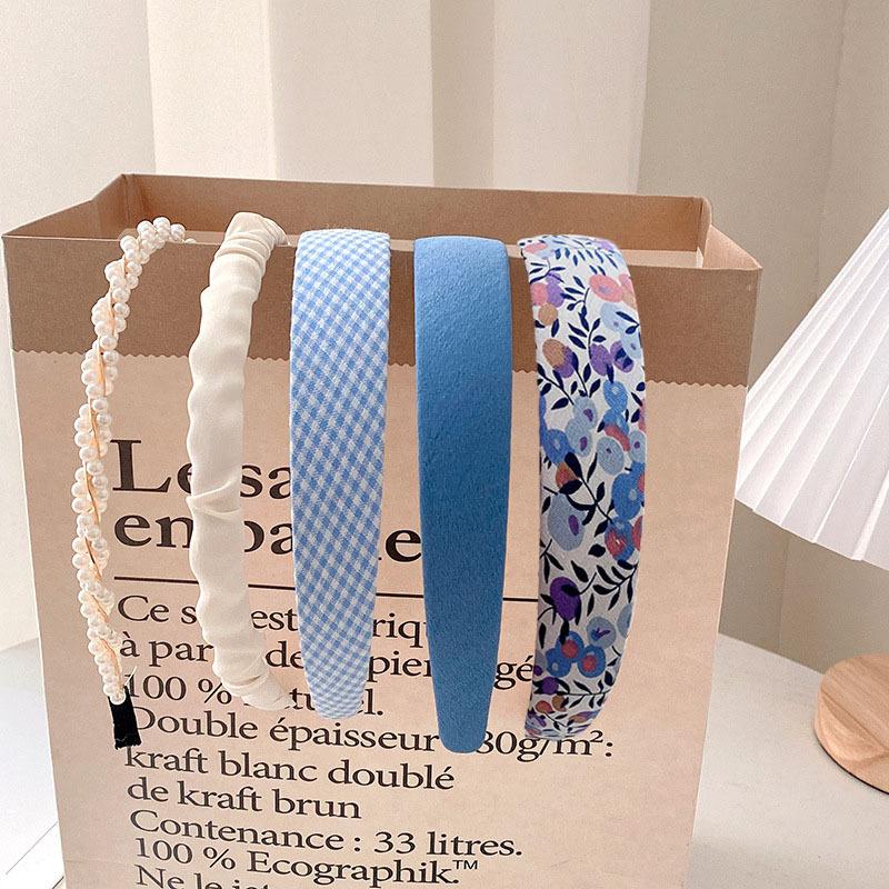 1/3/5/7/8 Pcs New Pearl Headband All-match face wash headband Hair Accessories for Women