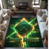 Werder Bremen FC Bedrukte Kristalfluweel Vloerkleed Antislip Kristalfluweel Tapijt Voor Bank Slaapkamer Binnen Huisdecoratie