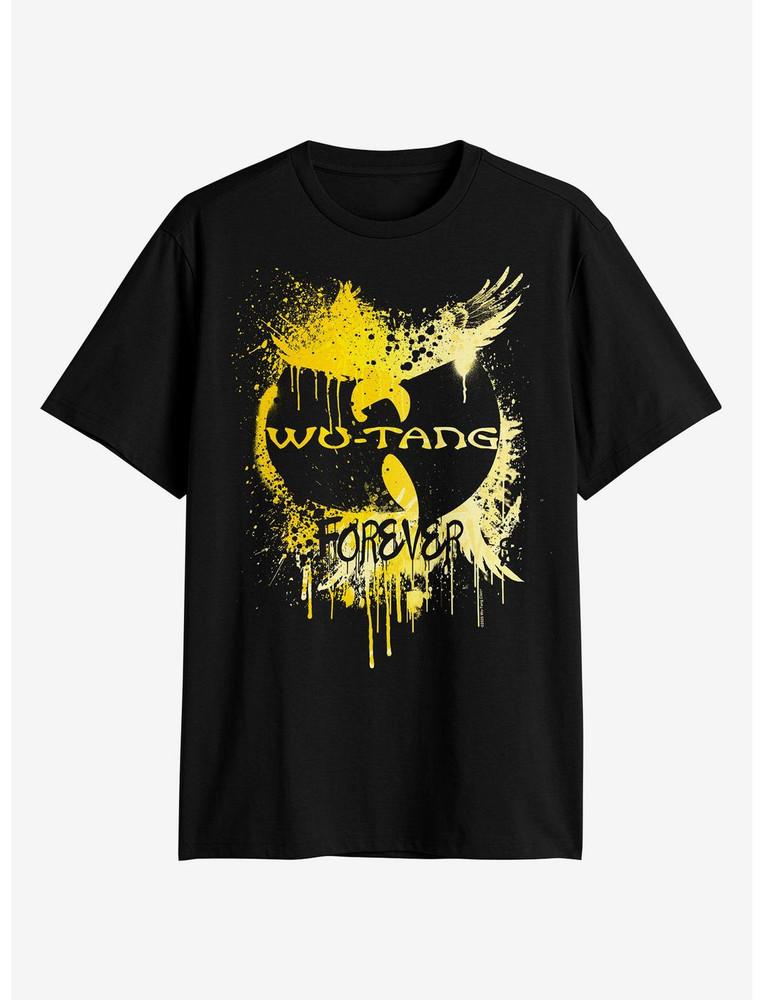 Футболка с логотипом Wu-Tang Clan Forever Spatter, перепечатка на новой ткани. Футболка Unisex M