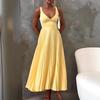 New Women's Halter Elegant and Sexy Backless Dress for Banquets