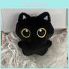 Adorable Black Cat Plush Toy Hanging Accessory For Women's Gift With Short Plush Fabric