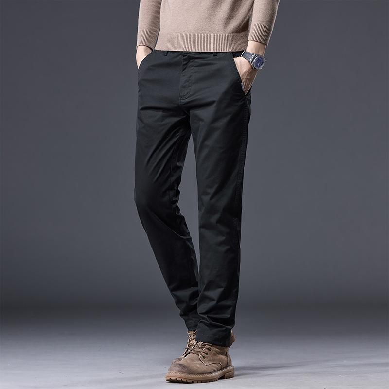 2024 Spring And Autumn New Business Casual Pants Men'S Straight Tube Loose Men'S Pants Western Pants Work Long Pants