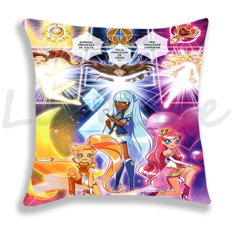 LoliRock Pillow Case Cartoon Cushion Covers Sofa Bed Home Decorative Pillow Covers Single-Sided Printed Kids Pillowcase 45*45cm