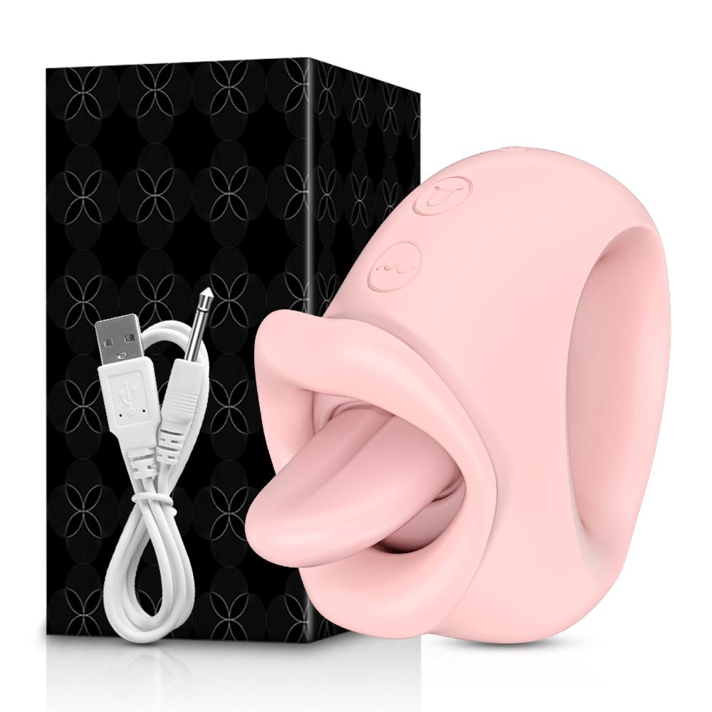 Tongue Licking Vibrator for Women Clitoris Sucker Swing Oral Nipple Stimulator Female Sex Toys Adults Goods for Couple