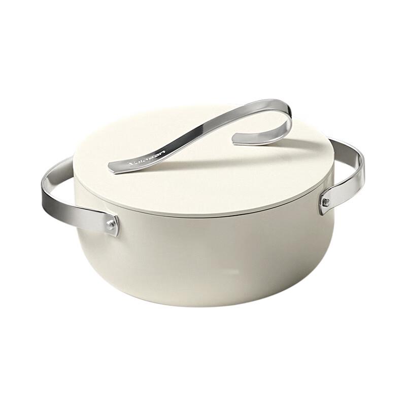Wenlun Mountain Freedom Ribbon 24cm Non-Stick Enamel Stew Pot