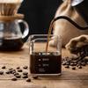 2PCS with Scale Mini Coffee Cup Transparent Measuring Mini Espresso Cup  Coffee Shop