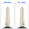 Key Case Cover Replacement 2 Buttons Remote Key Shell Uncut Left Blade For Mitsubishi Lancer Outlander Colt Mirage