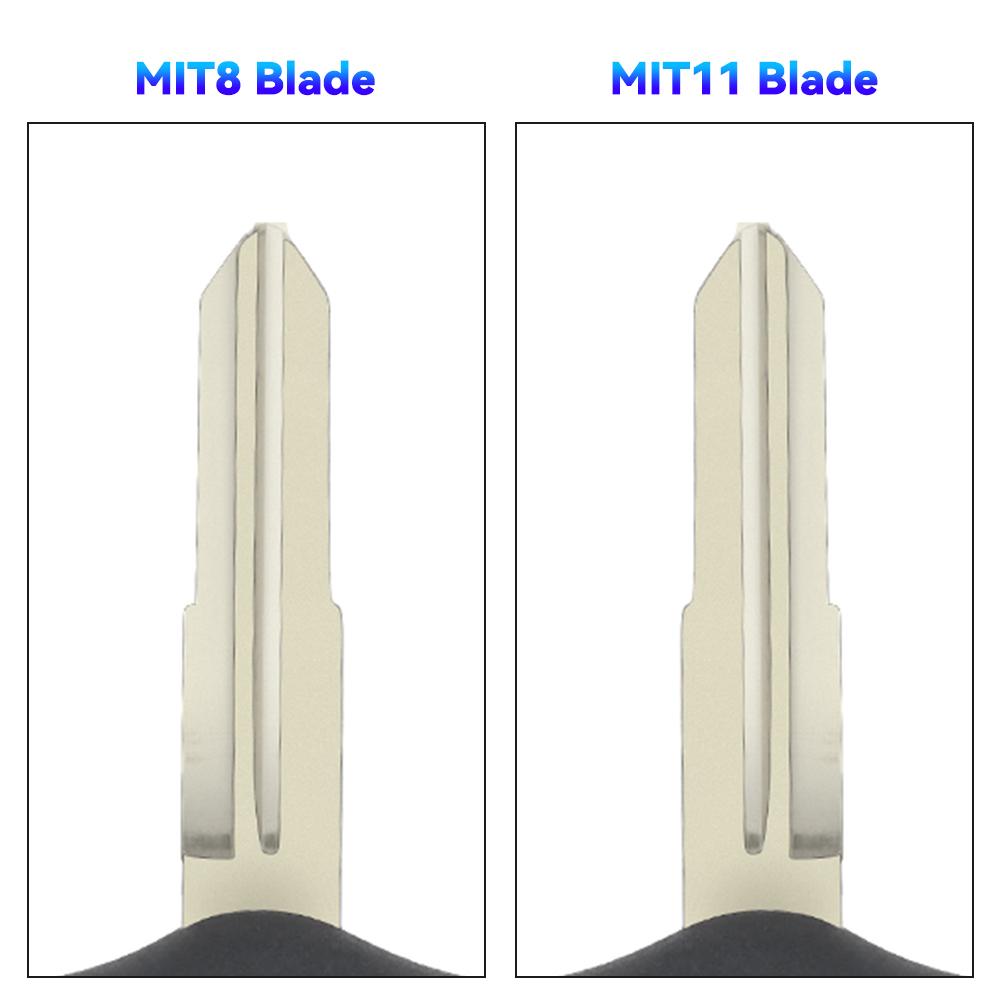 Key Case Cover Replacement 2 Buttons Remote Key Shell Uncut Left Blade For Mitsubishi Lancer Outlander Colt Mirage