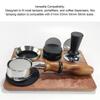 Anti-Slip Pads Wooden Tamping Mat Slip Proof Espresso Tamping Mat Tamper Holder  For Espresso