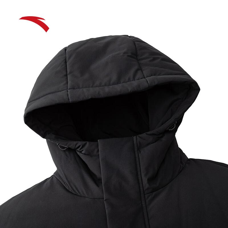 ANTA Men's Mid-Length Hooded Down Jacket